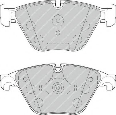Комплект тормозных колодок, дисковый тормоз FERODO FDB4382