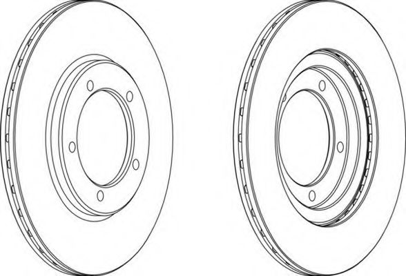 Тормозной диск FERODO DDF420