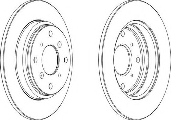 Тормозной диск FERODO DDF512