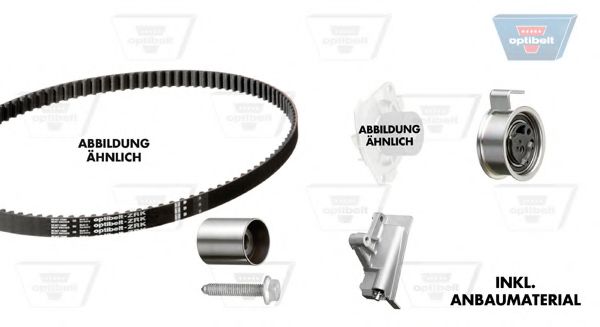 Водяной насос + комплект зубчатого ремня OPTIBELT KT 1369 W1