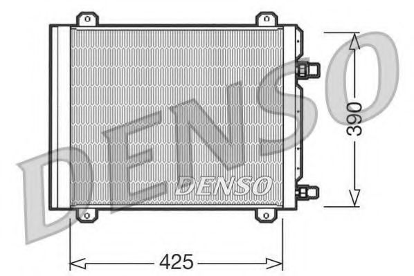 Конденсатор, кондиционер DENSO DCN23004