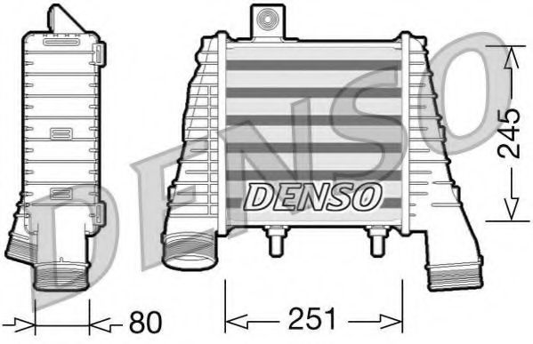 Интеркулер DENSO DIT02008