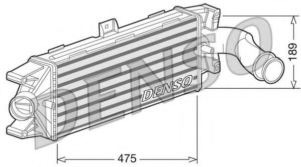 Интеркулер DENSO DIT12003