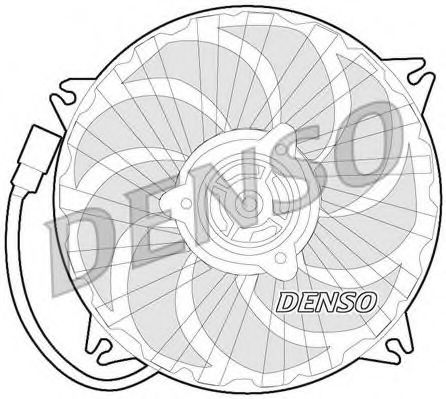 Вентилятор, охлаждение двигателя DENSO DER21019