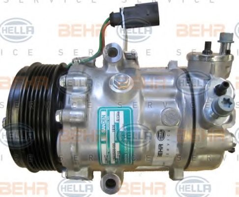 Компрессор, кондиционер BEHR HELLA SERVICE 8FK 351 105-191