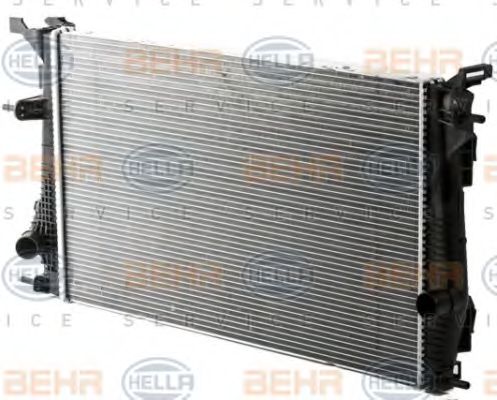 Радиатор, охлаждение двигателя BEHR HELLA SERVICE 8MK376700391