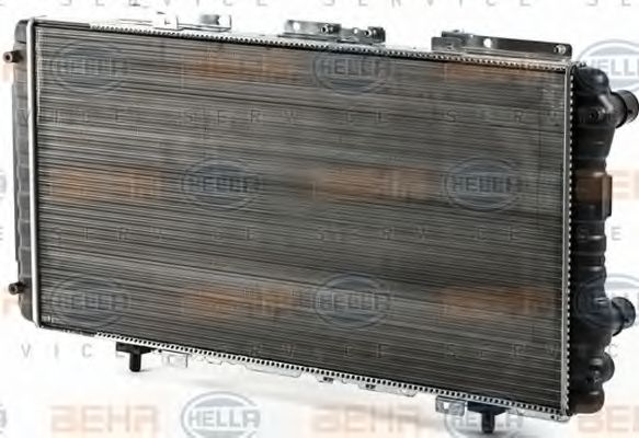 Радиатор, охлаждение двигателя BEHR HELLA SERVICE 8MK376700551