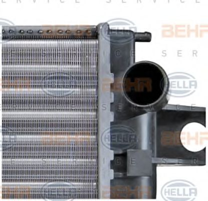 Радиатор, охлаждение двигателя BEHR HELLA SERVICE 8MK376710611