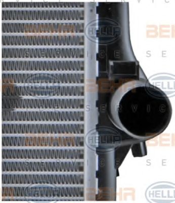 Радиатор, охлаждение двигателя BEHR HELLA SERVICE 8MK376713171