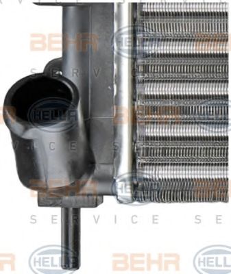 Радиатор, охлаждение двигателя BEHR HELLA SERVICE 8MK376716164