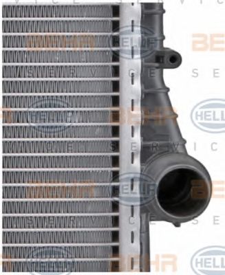 Радиатор, охлаждение двигателя BEHR HELLA SERVICE 8MK376718751