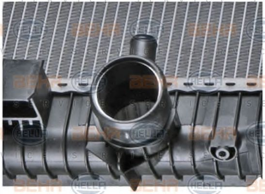 Радиатор, охлаждение двигателя BEHR HELLA SERVICE 83159