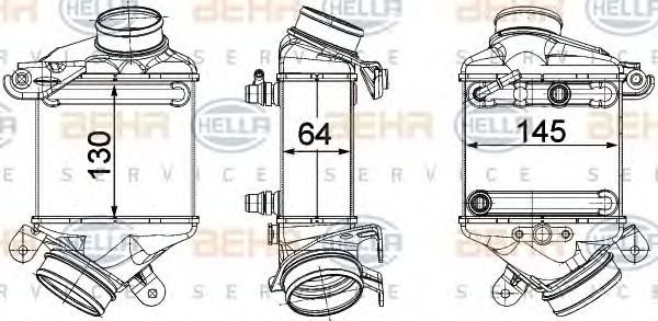 Интеркулер BEHR HELLA SERVICE 8ML 376 746-441