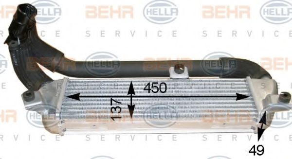 Интеркулер BEHR HELLA SERVICE 8ML 376 763-541