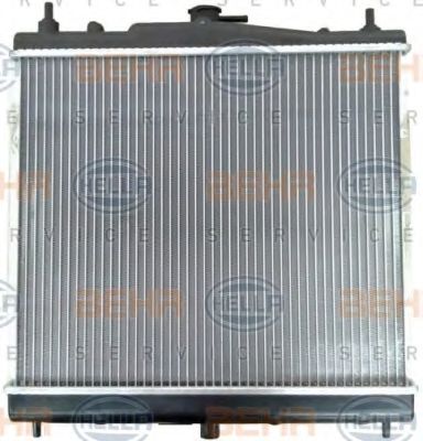 Радиатор, охлаждение двигателя BEHR HELLA SERVICE 8MK376790521