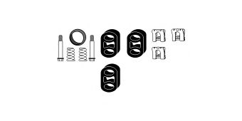 Монтажный комплект, система выпуска HJS 82 14 9027