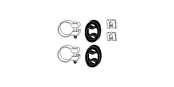 Монтажный комплект, система выпуска HJS 82 14 9047