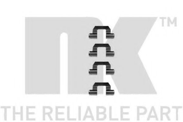 Комплектующие, колодки дискового тормоза NK 7930077