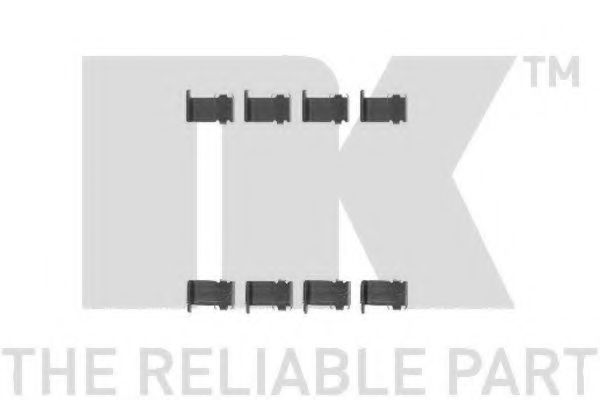 Комплектующие, колодки дискового тормоза NK 7930162