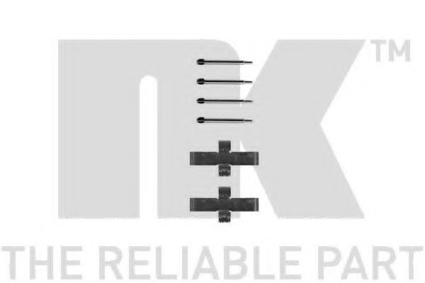 Комплектующие, колодки дискового тормоза NK 7933924