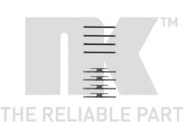 Комплектующие, колодки дискового тормоза NK 7936012