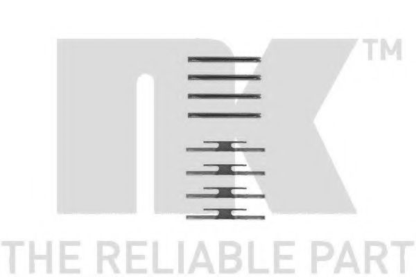 Комплектующие, колодки дискового тормоза NK 7936065