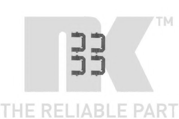 Комплектующие, колодки дискового тормоза NK 79361761