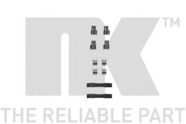 Комплектующие, колодки дискового тормоза NK 7999071