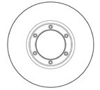 Тормозной диск MAPCO 15842