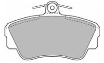 Комплект тормозных колодок, дисковый тормоз MAPCO 6365