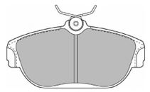 Комплект тормозных колодок, дисковый тормоз MAPCO 6366
