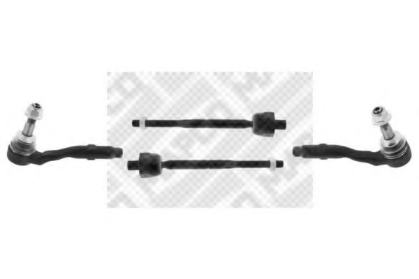 Ремкомплект, поперечная рулевая тяга MAPCO 53636