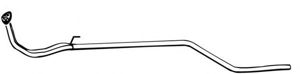 Труба выхлопного газа MTA 202001