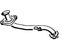 Труба выхлопного газа FONOS 17222