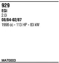 Система выпуска ОГ FONOS MA70003