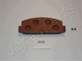 Комплект тормозных колодок, дисковый тормоз JAPANPARTS PP-502AF