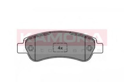 Комплект тормозных колодок, дисковый тормоз KAMOKA JQ101102