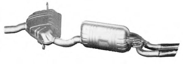 Глушитель выхлопных газов конечный IMASAF 27.69.09