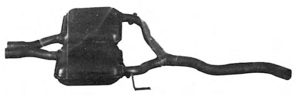 Средний глушитель выхлопных газов TESH 240303