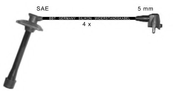 Комплект проводов зажигания BBT ZK1716
