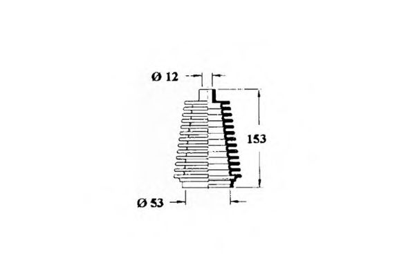 Пыльник, рулевое управление OCAP 1211173