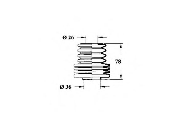 Пыльник, рулевое управление OCAP 1211130