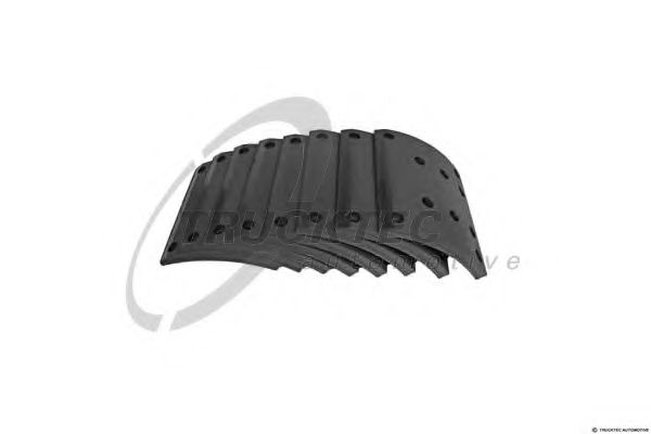 Комплект тормозных башмаков, барабанные тормоза TRUCKTEC AUTOMOTIVE 01.35.003