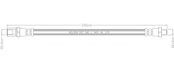 Тормозной шланг REMKAFLEX 1394