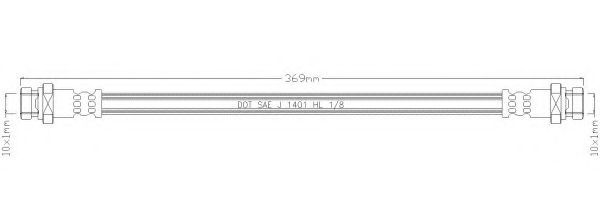 Тормозной шланг REMKAFLEX 2108