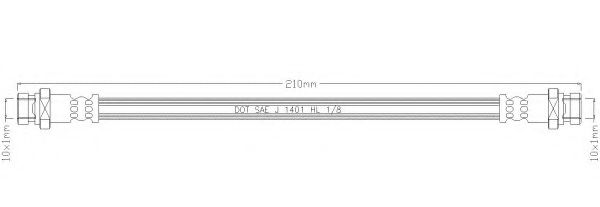 Тормозной шланг REMKAFLEX 2937