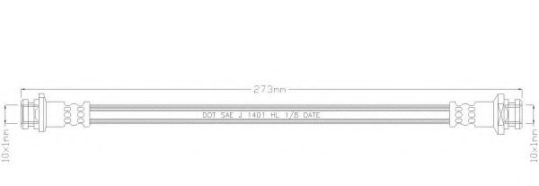 Тормозной шланг REMKAFLEX 2967