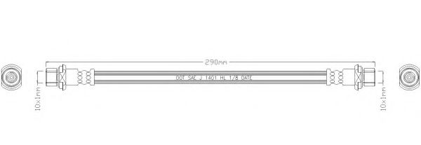 Тормозной шланг REMKAFLEX 3344