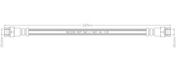 Тормозной шланг REMKAFLEX 4276