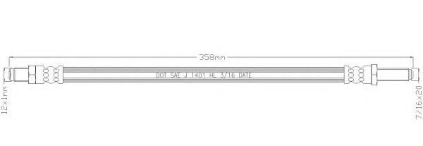 Шланг сцепления REMKAFLEX 4412